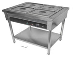 4-Pan Commercial Food Warmer, Professional Buffet Catering Food Warmer, Electric Steam Table, 15727590