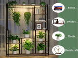 Large Stand Indoor with Grow Light, 71 Inches Tall Shelf, 8 Tiered Heavy-Duty Metal W3101P314627