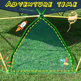 13ft Geometric Dome Climber Play Center, Kids Climbing Dome Tower with Hammock, Rust & UV Resistant MS306993AAL