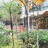 4 Pack Metal Garden for Climbing Plants Outdoor 86.7'' x 19.7'' Rustproof Plant Support Rose 36311942