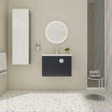 28 Inch Bathroom Vanity with Ceramic Sink, For Small Bathroom, Bathroom Vanity with Soft Close Door W999P146021