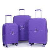 Expandable Hardshell Suitcase Double Spinner Wheels PP Luggage Sets Lightweight Durable Suitcase W284113623
