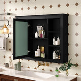 35'' x 27.5'' Medicine Cabinet, Wall Mounted Bathroom Storage Cabinet, Modern Bathroom Wall Cabinet N710P236930B