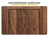 2-Door 2-Shelf MDF Washbasin Cabinet with Melamine Finish 23.55*11.69*23.62in Walnut 24541624