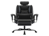 Office Chair 200 kg PU Leather Computer Chair with Lumbar Support and High Backrest, W2367P290485