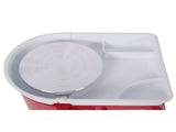 10 Inch Electric Pottery Wheel, Ceramic Clay Machine with Foot Pedal & Detachable Basin, 60-300RPM W465P381435