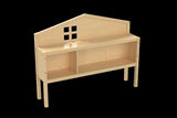 Headboard Storage Cabinet for Full-size Montessori Floor Bed Natural,Freely collocation W1716P181579