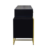 Makeup Vanity Set with Mirror , Dresser Table with Nightstand , with 4 Drawers W331P246721