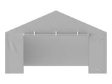 12 x 20 ft Carport Replacement Side Wall, Heavy-Duty Waterproof & UV-Protected Garage Tent Tarp with 25185599