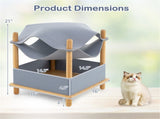 2-Tier Cat Condo with Hammock 04171487