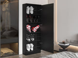 Ruan XL Shoe Rack, Mirror, Five Interior Shelves, Single Door Cabinet B128P148800