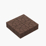 Stone Style 12" Patio Deck Tiles, DIY Module Interlocking Decking Tiles Floor Tile,Easy and Quick W206P196575