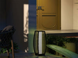 Solar Rattan Floor Lamp, Outdoor Garden Pathway Lantern & Decorative Driveway Light 35618385