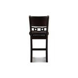 ZNTS 5-Piece Counter Height Dining Set, Ebony B046P147189