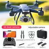 V14 Professional Drone 6K HD Dual Camera Wifi FPV Portable RC Quadcopter 2 BATTERY,Drones suitable 05857299