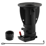 Adjustable Cushioned 5Th Wheel To Gooseneck Adapter 12-16 Remote Release Black 04704379