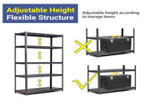H72 * W47.2 * D23.6 Storage Shelves 5 Tier Heavy Duty Metal Shelving Unit Adjustable Shelving Units 89523925