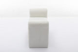 031-Teddy Fabric Single Bench Shoe Bench Makeup Bench For Bedroom Indoor,Ivory W527122003