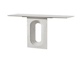 Length 47.24 Inch Entryway Table for Living Room,Narrow Console Table with Unique Loopback Design, W2582P360922