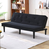 This 66-inch corduroy sofa bed flexibly adapt to the living room, apartment and bedroom, and it W3371P311444