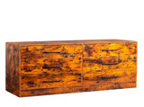Vintage wood particleboard non-woven fabric with triamcinol 134*40*67cm double row 3 layers 6 98588289