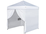 5X5FT Outdoor Canopy with 4 Sidewall White 92132366