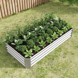 ZNTS Raised Garden Bed Outdoor, 6×3×1ft , Metal Raised Rectangle Planter Beds for Plants, Vegetables, and 57393936