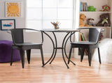 LOURDES 3 PC KD METAL SET 56559.00BLK