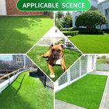 ZNTS Artificial turf, professional dog mat large turf outdoor carpet terrace pet lawn, artificial carpet 49170608