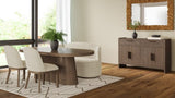Cocoa and Ivory Shelter Upholstered Chair Set of 2 B2699P298395
