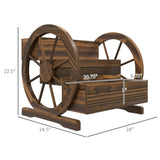 Wooden Planter Box, 3-Tier Raised Garden Bed,25" x 24" x 23" 00868963