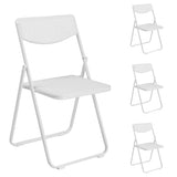 ZNTS 4 Pack Plastic Folding Chairs, Lightweight Stackable Commercial Chairs, Portable Event Seats Indoor 57324327