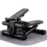 ZNTS Mini Fitness Stepper, Hydraulic Fitness Stepper with Resistance Bands and Display, Silent Design, 93159575