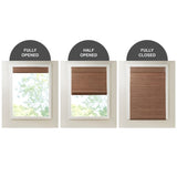 Bamboo Light Filtering Roman Shade 64"L B035129698