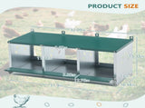 Metal Nesting Boxes for Chicken,3 Compartment Nesting Box,Galvanized steel Nesting Boxes for Hens, 29038244