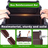 31.5x31.5x19.6in Raised Garden Beds Outdoor, Polypropylene Planter Boxes Outdoor for Vegetables, 70829699
