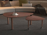 360 degree Rotatable modern Coffee Table for Living Room, solid wood legs with simply assemble W2899P372755