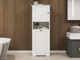 One-Compartment One-Door Tilt-Out Laundry Sorter Cabinet - White 13800451