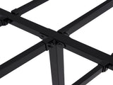 195.5*142.2*45.7cm Bed Height 18" Simple Basic Iron Bed Frame Iron Bed Black 99106496