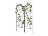 Garden Trellis for Climbing Plants, 60 x 15 in 2-Pack, Rustproof Metal Flower Trellis, Outdoor 40840978