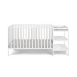 Palmer 3-in-1 Convertible Crib and Changer Combo White B02263651