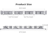 2 pack Mop & Broom Holder Wall Mounted Metal Tool Storage Organizer Rack, Silver, 4 Slots & 5 Hooks 38644633