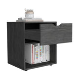 Aberdeeen 19.7-Inch High Nightstand End Table with Open Shelf B070P173172