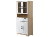 4 Cabinet Doors 2 Drawers 1 Storage Compartment Sideboard MDF Melamine-Coated Storage Cabinet 32061270