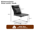Dining chair set modern leather imitation soft cushion dining chair, with soft cushion 58099571