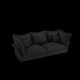 90.55" Modern Comfy Upholstered Sofa Cloud Couch, Deep Seat Couches with Multiple Large Soft W1885P234641