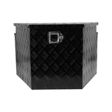 Trailer Tongue Box, Aluminum Alloy Diamond Plate Tongue Box Tool Chest, Heavy Duty Trailer Box W1239125502