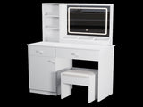 Fashion Vanity Desk with Mirror and Lights for Makeup, Vanity Mirror with Lights and Table Set with 65630816