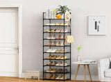 10 Tier Metals Rack, Stackable Organizer, Space-Saving Shelf Rack for Closet, 90262045