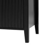 ZNTS Featured Three-door Storage Cabinet with Metal Handles, Suitable for Corridors, Entrances, Living WF308089AAB